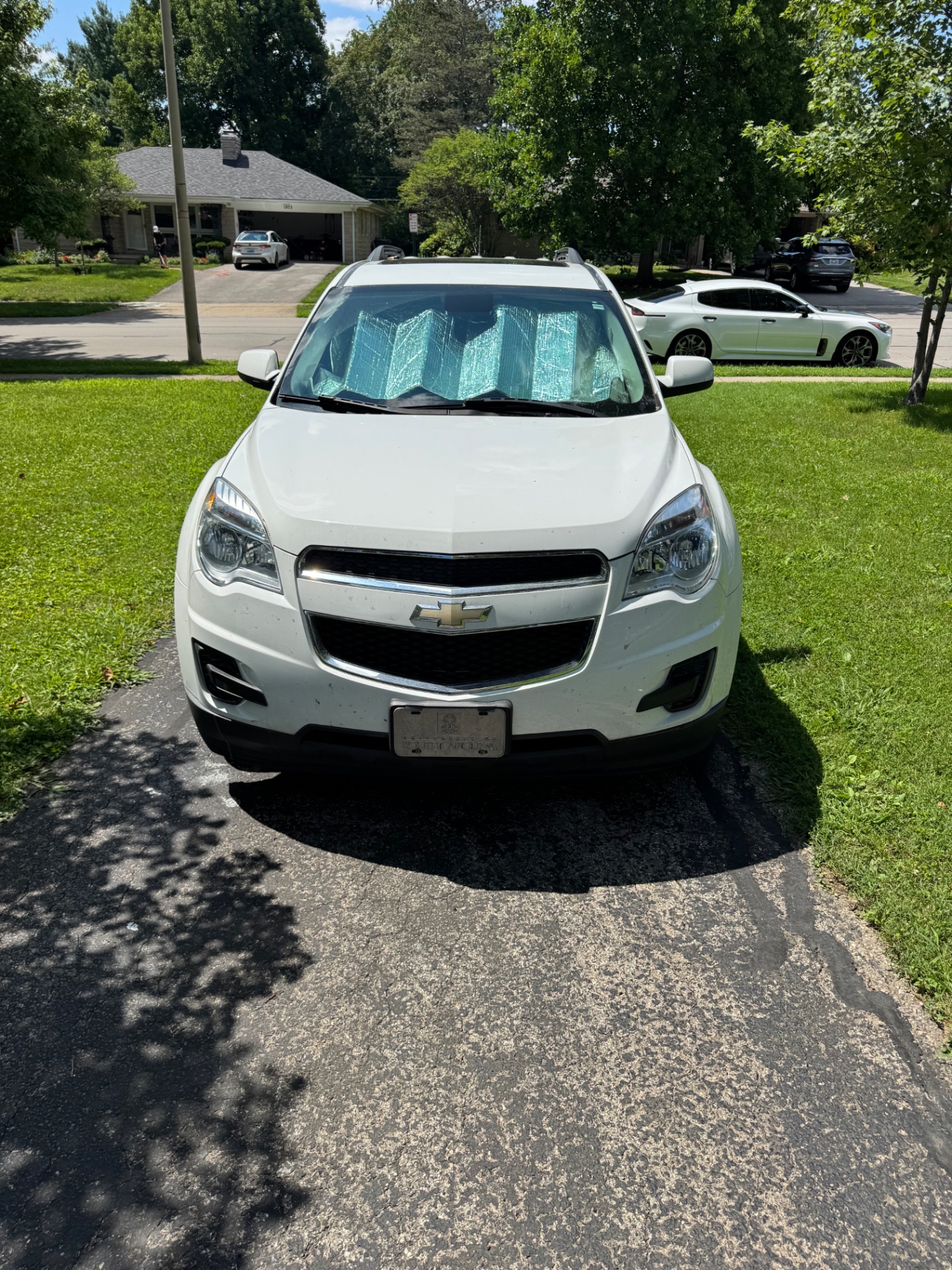 Chevy Equinox front end after headlight restoration